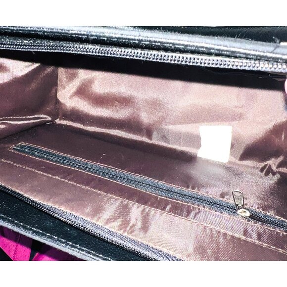 Black Handbag With Dual Handles & Removable Strap Angel Collection - Picture 2 of 4